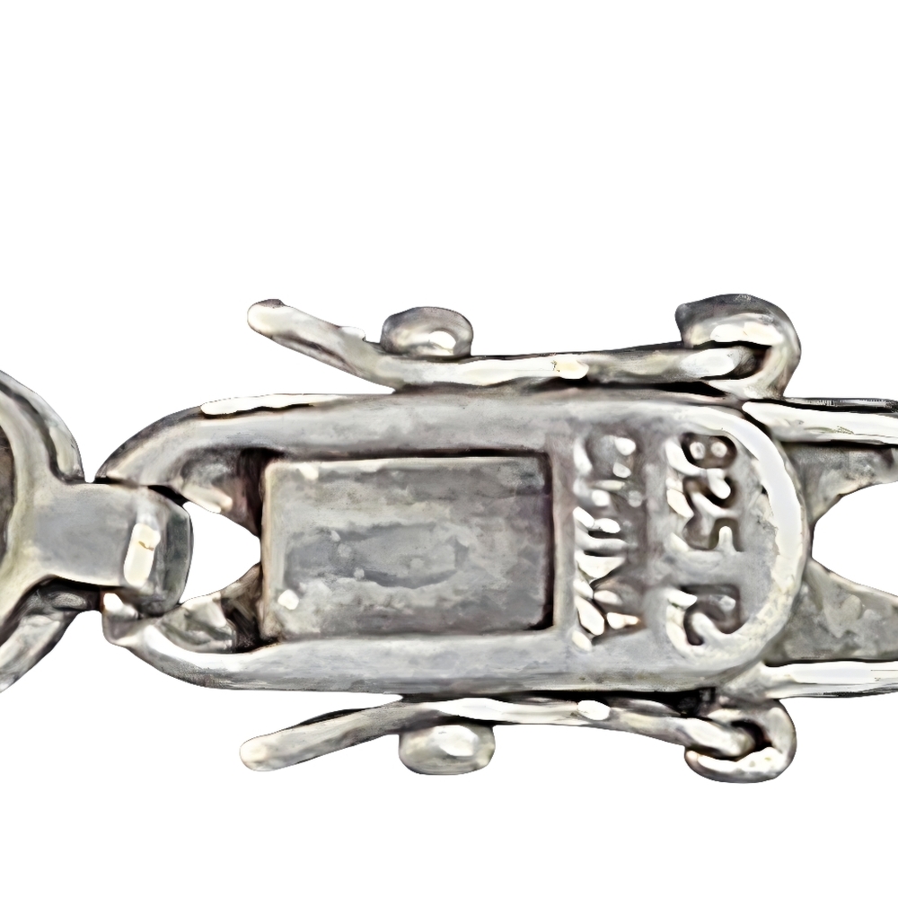 Sapphire 925 Silver Bracelet - Picture 5 of 10